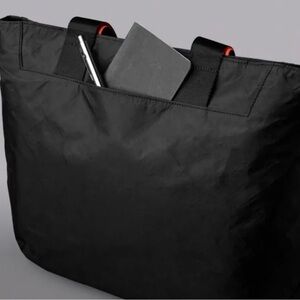 Sleek Black Travel Tote Bag